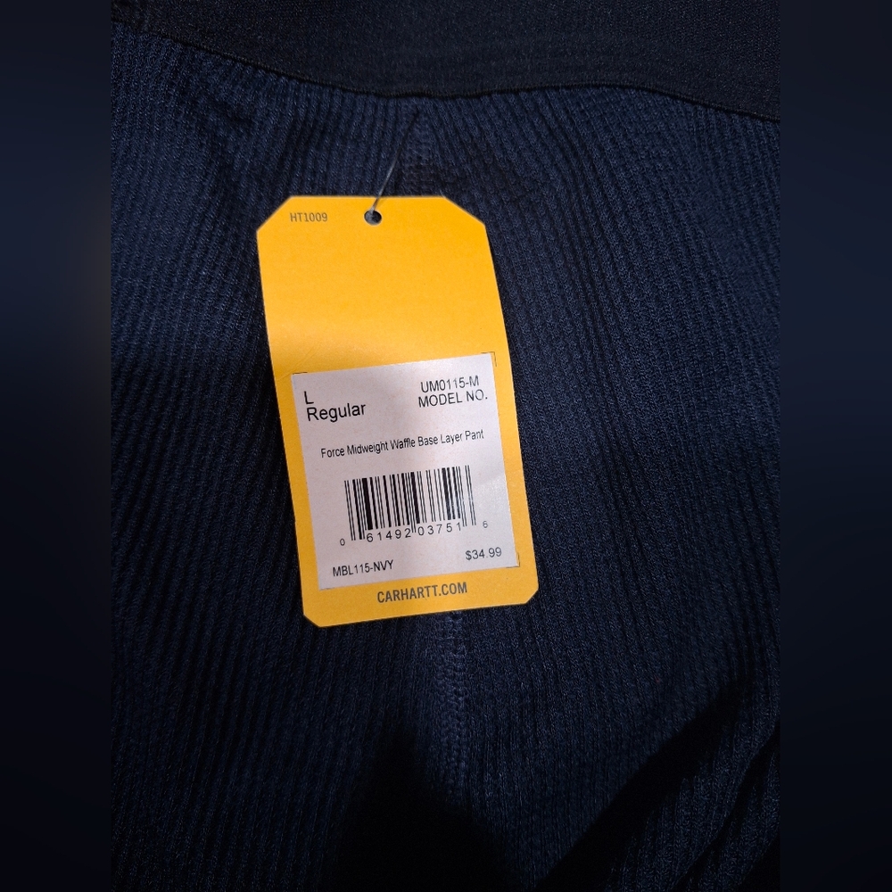Carhartt Men's Dark Blue Corduroy Pants - Picture 5 of 6